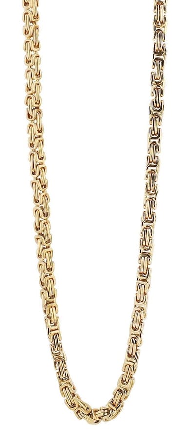 AKZENT Akzent Unisex Kette Evadne, goldfarbig, hautverträglich