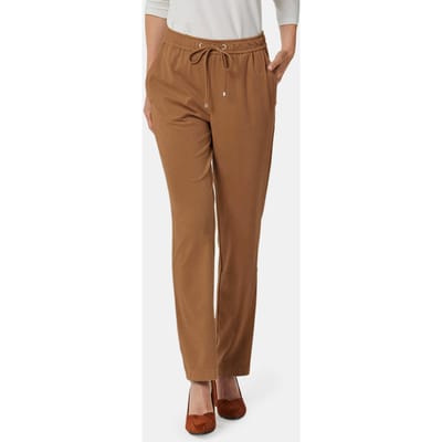 Broek SARA in suèdelook - camel - Gr. 19 van Goldner Fashion