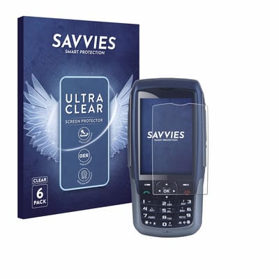 Savvies - Screenprotector voor Malux SED GPH-610R - Folie Beschermfolie transparant 6 Stuks