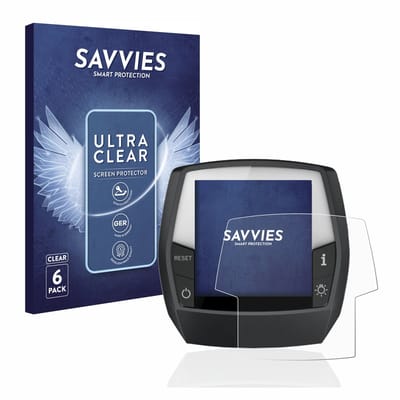 Savvies - Screenprotector voor Bosch Intuvia Performance Line - Folie Beschermfolie transparant 6 Stuks
