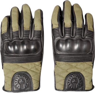 Belstaff Hampstead Zwart Groene Handschoenen - Handschoen