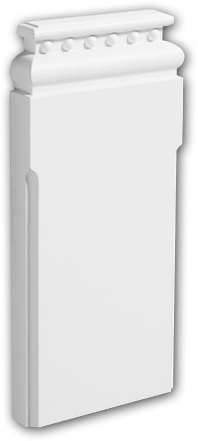 Pilaster voetstuk 123600 Profhome Sierelement tijdeloos klassieke stijl wit