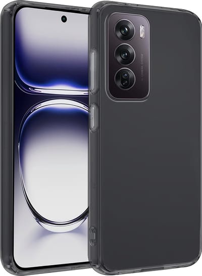 Hoesje - Geschikt voor OPPO Reno 12 - Sterk & Shockproof - Siliconen Case - Hoes Cover - Telefoonhoes - Transparant