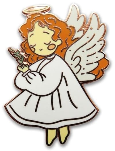 Naaldenhouder - LETI - Needleminder Golden Angel - Gouden Engel - letistitch