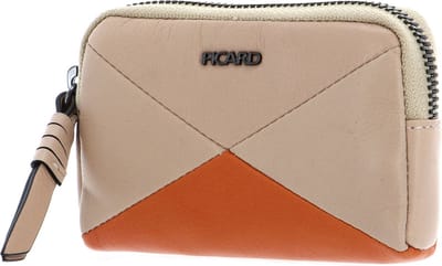 PICARD Leren Sleutelgeval Harlekin 1 Key Case Cookie - Kom Crème