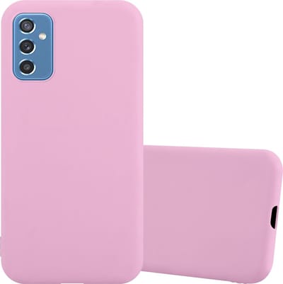Cadorabo Hoesje geschikt voor Samsung Galaxy M52 5G in CANDY ROZE - Beschermhoes gemaakt van flexibel TPU silicone Case Cover