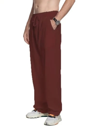 Nivard Linnen Broek Heren - Zomerbroek - Volwassenen - Lange Broek - Pantalon - Strandbroek - Zomer - Ibiza Stijl - Bruin - Maat XL