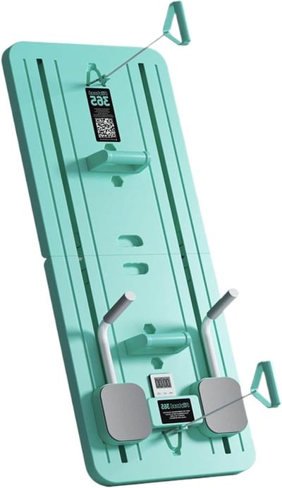 Pilates Board - AB Trainer - Full Body Training - Compact en Draagbaar - 106 x 41 cm - Groen