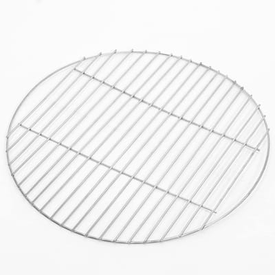 Vuurkorf Grill Rek - Buiten Koken Grill - Outdoor Koken - Compatibel Met Alle Vuurkorven - 81cm Diameter - Chroom
