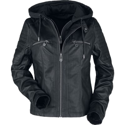 Black Premium by EMP Kunstlederen jas - Road Tripping - XS tot 4XL - voor Vrouwen - zwart