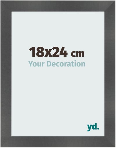 Your Decoration - Fotolijst 18x24 cm - MDF - Zwart Mat - Pisa