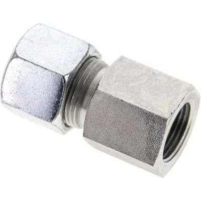 14S & M20x1.5 Verzinkt Stalen Rechte Snijringkoppeling Binnendraad 630bar ISO 8434-1