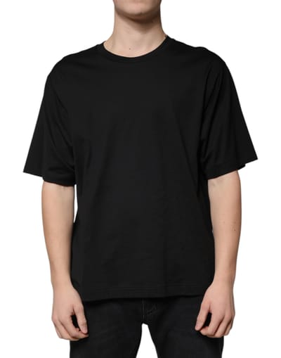 Oversized Katoenen T-shirt Klassieke Ronde Hals