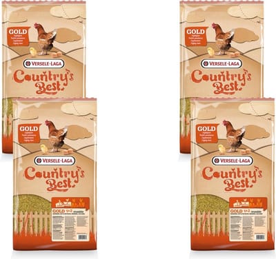Versele-Laga Country`s Best Gold 1&2 Crumble - Kippenvoer - 4 x 5 kg