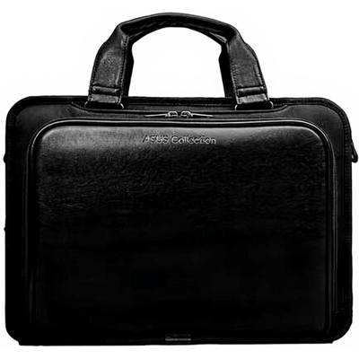 ASUS Vantage aktetas 15,6 inch leer, polyester zwart