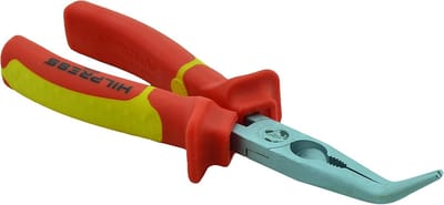 Platte Ronde Tang - Schuine Punttang Storchschnabeltang - Elektra Werkzaamheden - 45 Graden Hoek - 205 mm - Niet gespecificeerd