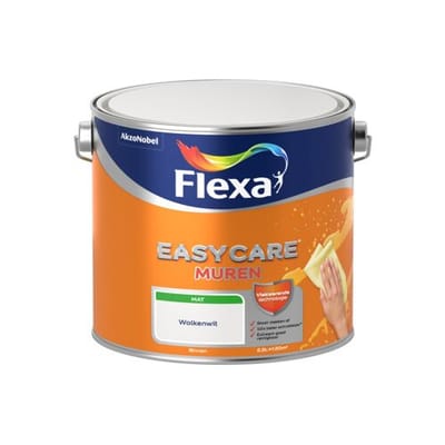 Flexa Easycare Muurverf Mat - Wolkenwit - 2,5 liter