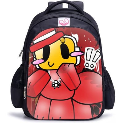 Steal A Brainrot Game Bedrukte Schooltas Game Fans Lichtgewicht Student Rugzak black-medium