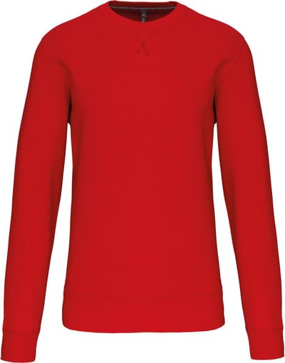 Unisex Sweater met ronde hals merk Kariban Rood - XL