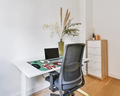 Coloray Bureau Onderlegger - Retro avocado Bureau Mat - 100 cm x 50 cm - Veelkleurig Bureau Onderlegger - Bureaumat - Onderlegger Bureau - Bureau Onderlegger Groot - Bureau Onderlegger XXL