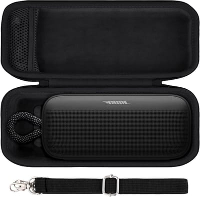 Hard Travel Case voor Draagbare Bluetooth Speaker, Bescherming en Opbergruimte voor Geluidssystemen
