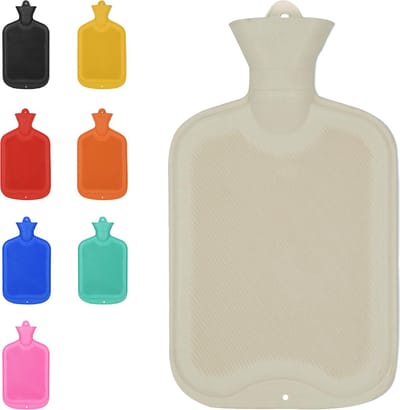 Warmtekruik | Kruik | Warmwaterkruik | Rubber | 2 liter | Wit | Able & Borret