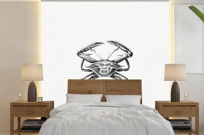 Behang - Fotobehang Ernst Haeckel - Vintage - Kunst - Krab - Breedte 260 cm x hoogte 260 cm