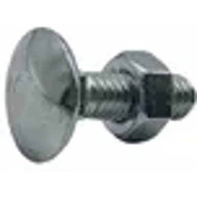 Sencys Slotbout Met Moer M6x20mm Per 5 Gegalvaniseerd