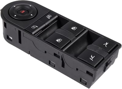 Raambediening Schakelaar - Ruitenschakelaar - Auto Comfort - Directe Vervanging - 1x1x1 cm - Zwart
