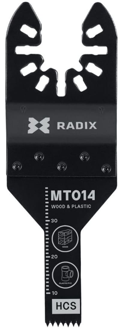 Radix - Multitool zaagblad - HCS - 18 tanden (1.4mm) - Gefreesd - 40x10mm