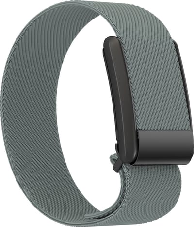 EP Goods - Bandje geschikt voor WHOOP 3.0 & WHOOP 4.0 - Nylon - Armband - Verstelbaar Polsbandje - Lichtgrijs