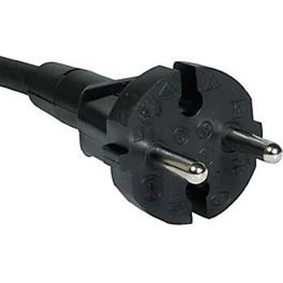 Aansluitkabel H07RN-F 2x1,5 mm2 5m m.b.v. contourstekker zwart