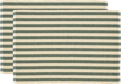 Södahl Statement Stripe Placemat 33 x 48 cm 2 stuks Green
