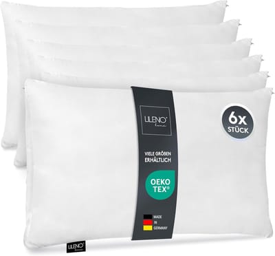 Set van 6 Microvezel Kussens 50x70 cm met Ritssluiting Wasbaar tot 95 Graden