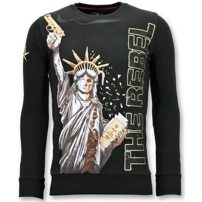 Exclusieve Sweater Heren - The Rebel - Zwart