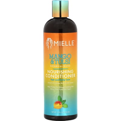 Mielle, Nourishing Conditioner, Mango & Tulsi, 12 fl oz (355 ml) orange