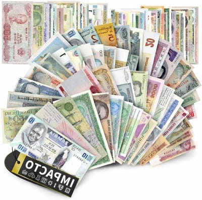 Bankbiljetten Collectie - Wereld Geld - Verzamelen - 100 Unieke Biljetten - 100 Stuks - Meerkleurig