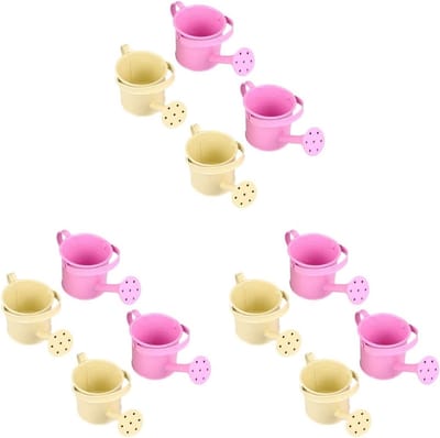 Gieter Set - Waterkoker Planten - Planten Water Geven - Lange Tuit Ontwerp - 4 Stuks - Beige Roze