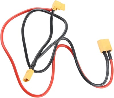 Siliconen Vuurvaste Voedingsadapter Kabel Male XT30 naar Female XT60 90 Graden Connector voor Drone en RC Toepassingen