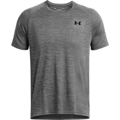 Under Armour Uniseks T-shirt met structuur voor volwassenen (Kasteelrots Grijs)