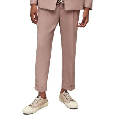 AllSaints Santo Trouser Dusky Pink Size: W28 | Suit Pants Outlet | Heren | Oranje
