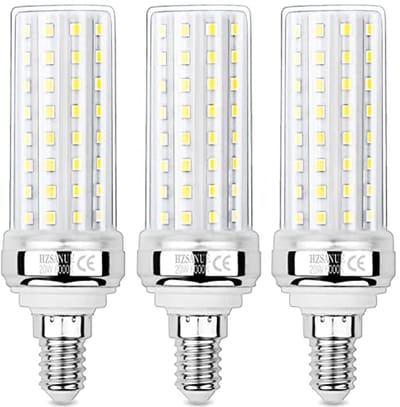 E14 LED Corn Bulbs 20W - 150W Equivalent, Dimmable, Daylight White, Pack of 3