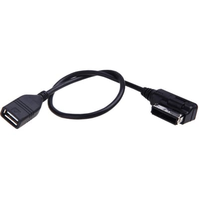 Adapter voor A3 A4 A5 A6 A8 Q5 Q7 Q8 Muziekinterface AMI MMI naar USB-kabel black
