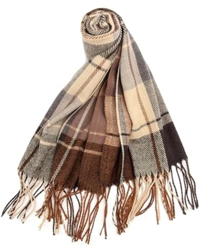 Dames Tartan Sjaal - Warme Winter Sjaal voor Vrouwen