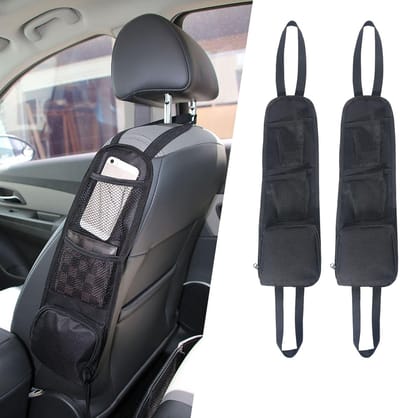 Dailygoody - Auto Organizer - 2-Piece Opbergtas - Praktische Berging - Geschikt voor Alle Auto's - Handige Opbergoplossing - Perfect voor Reizen