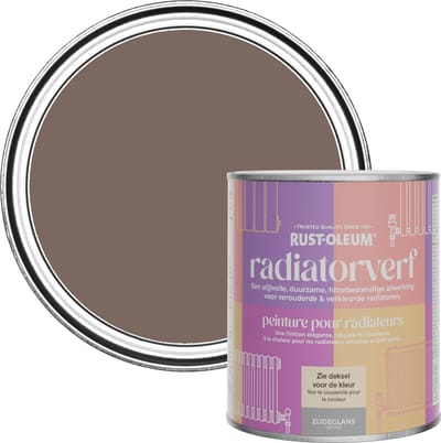 Rust-Oleum Bruin Radiatorverf Zijdeglans - Oever 750ml