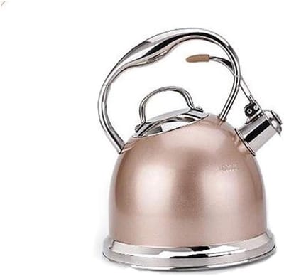 Waterkoker - Theepot fluitketel - Water Koken - Snelle Verwarming - 3 Liter - Goudkleurig