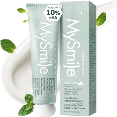 MySmile Nano Hydroxyapatite Tandpasta – Fluoridevrij – Gevoelige Tanden
