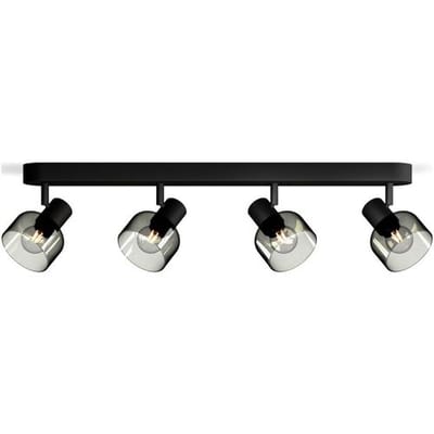 Philips Sleet Spot - Plafondspot met vier lichtpunten - Met gerookt glas - Kleine fitting E14