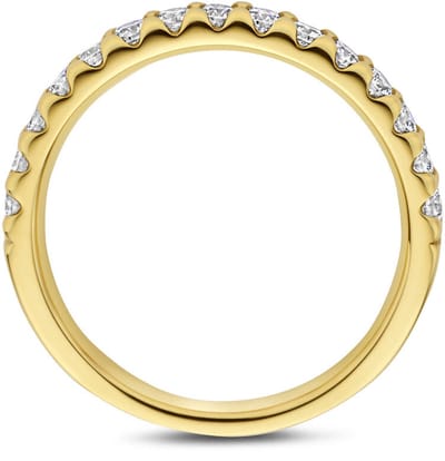 14K Geelgouden Ring met Lab Grown Diamant 0.50 ct 4035432 – F VS